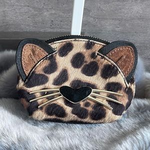 🦄RARE Kate Spade New York Run Wild Leopard Print Dumpling Wallet 🦄